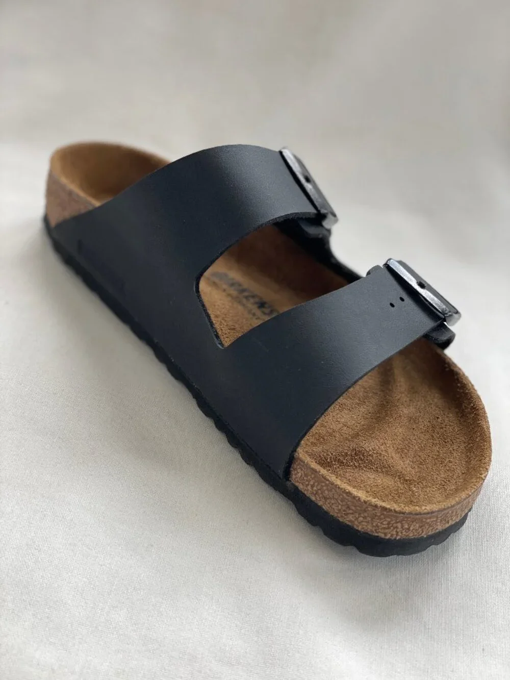 Birkenstock Arizona BS Regular Women 8 Men 6 Black Leather Sandal 0051791 Unisex - Picture 5 of 11